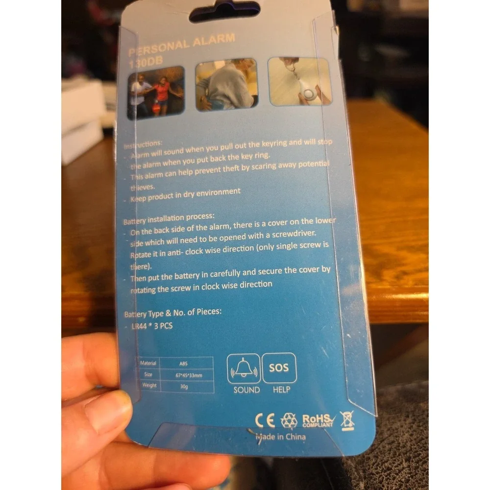 Personal‎ Alarm Keychain